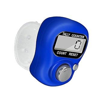 2 Finger Counters - Small Counter Finger Counter | Electronic Finger Counter | Digital Counter for Fingers | Resettable Finger Counter | LCD Digital Counter | Stock, Sport, Golf Random Color