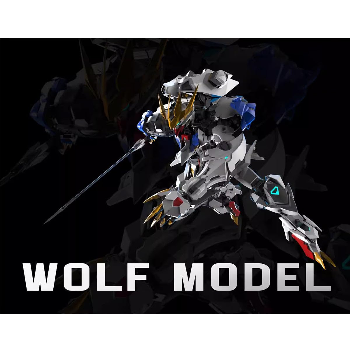 HiPlay Wolf Technology 1/100 Wolf Modell Metallrahmen Bausatz
