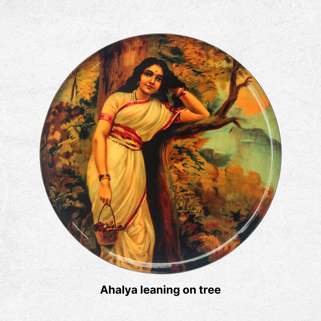 Raja Ravi Verma Wall Plates - Indian Decor -7
