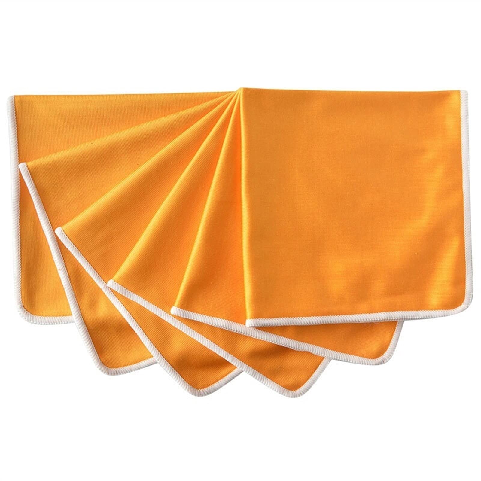 Panni per la pulizia della finestra di vetro in microfibra Micro fibra Occhiali da vista Asciugamani Ragno Asciugamani Lint GRATIS (Color : Orange and light blu, Specification : 20pcs)