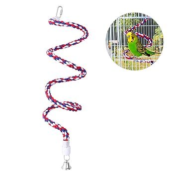 Amazon | POPETPOP ロープパーチ インコ 止まり木 ゆらゆら