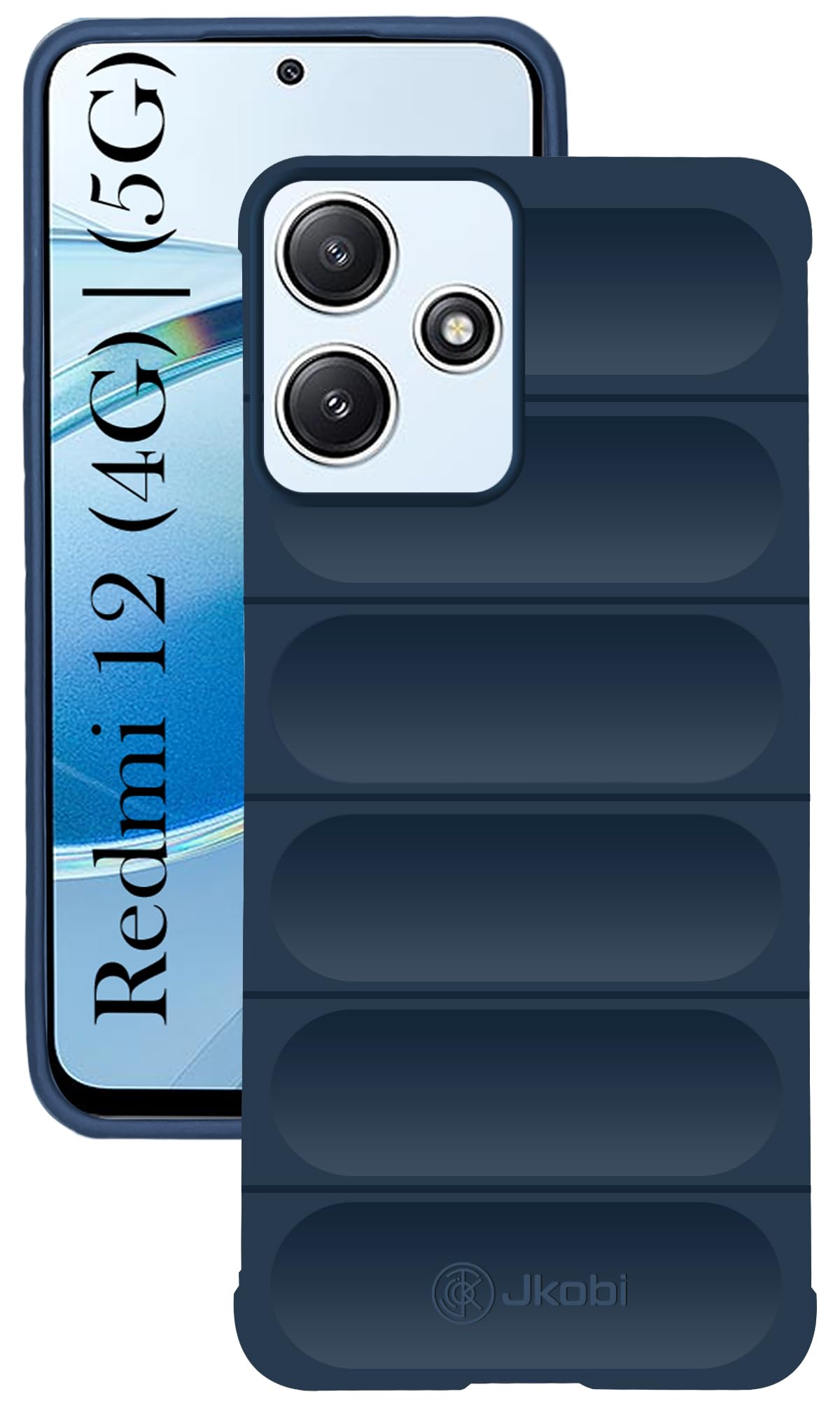Jkobi Basic Case for Xiaomi 4G | Redmi 12 5G (Silicone_Blue) (B0CGV141N8) Amazon Price History, Amazon Price Tracker