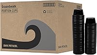 Vista 8 de Boardwalk PRTN2BL Souffl/Portion Cups, 2 oz, Polipropileno, Negro, 2500/Caja