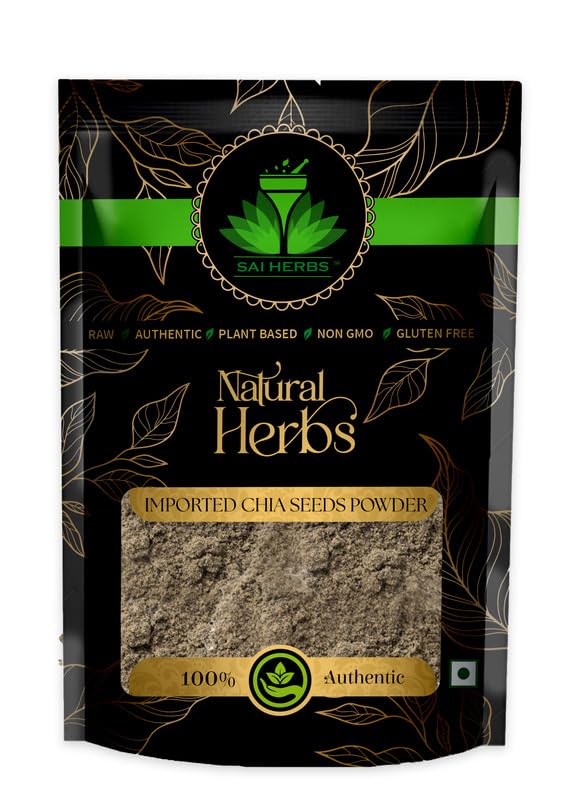 SAI HERBS Imported Chia Seeds Powder - Rich in Omega 3 - Full of Anti Oxidants - Gluten Free - Weight Loss - Diet Food - Rich in Antioxidants - Pure & Natural (100 Grams) (B0BR2H38LF) Amazon Price History, Amazon Price Tracker