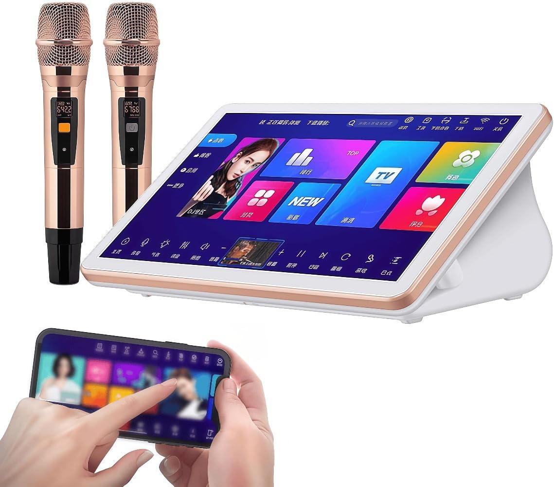 Amazon.co.jp: HOTGEEJP 5in1 一体型家庭カラオケセット 15.6/18.5