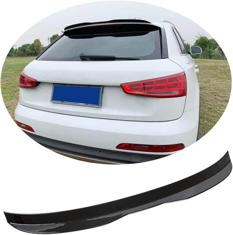 Trunk Spoiler fits for Audi Q3 4Door 2013-2018 Factory Outlet Gloss Black ABS Rear Boot Lid Highkick Wing Lip
