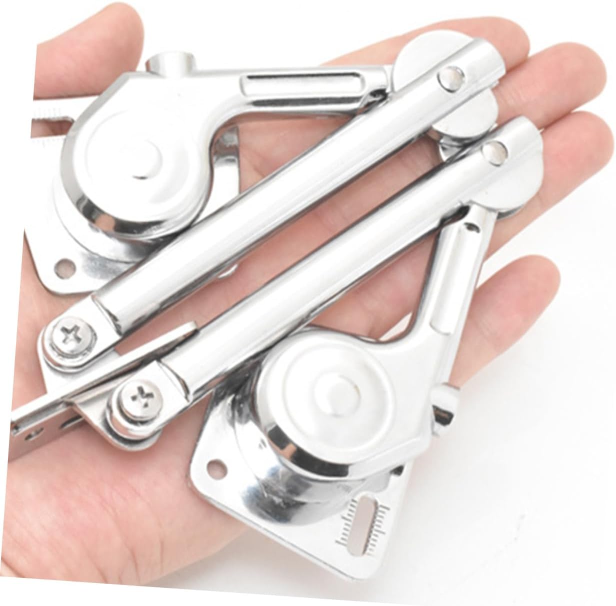 Zerodeko 4pcs Hydraulic Support Struts for Cabinet Doors Heavy Duty Mechanical Pull Rods Easy to Install Oil Pressure Lift Poles for Home Office Sturdy Design Full-Stage Dampening