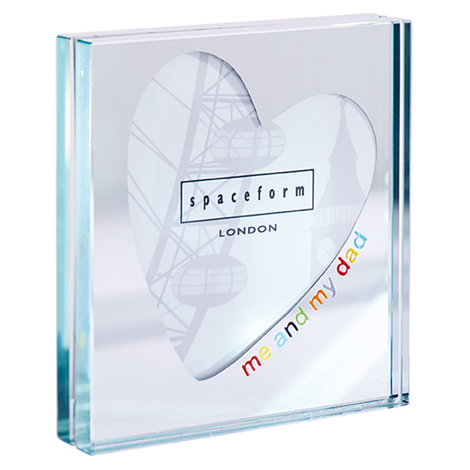 Spaceform Mirror Photo Frame Me & Dad