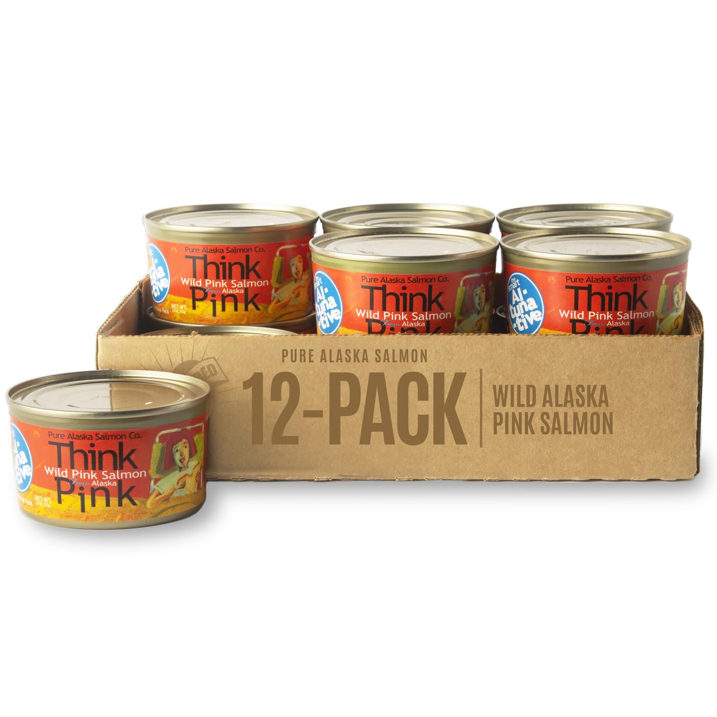 Amazon.com: Think Pink Wild Alaska Pink Salmon, The Original Smart
