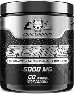 Creatine for Men & Women | 5000mg 100% Pure Micronized Creatine | No Fillers or Additives | Power, Strength, Recovery | 60 Servings (Unflavored)