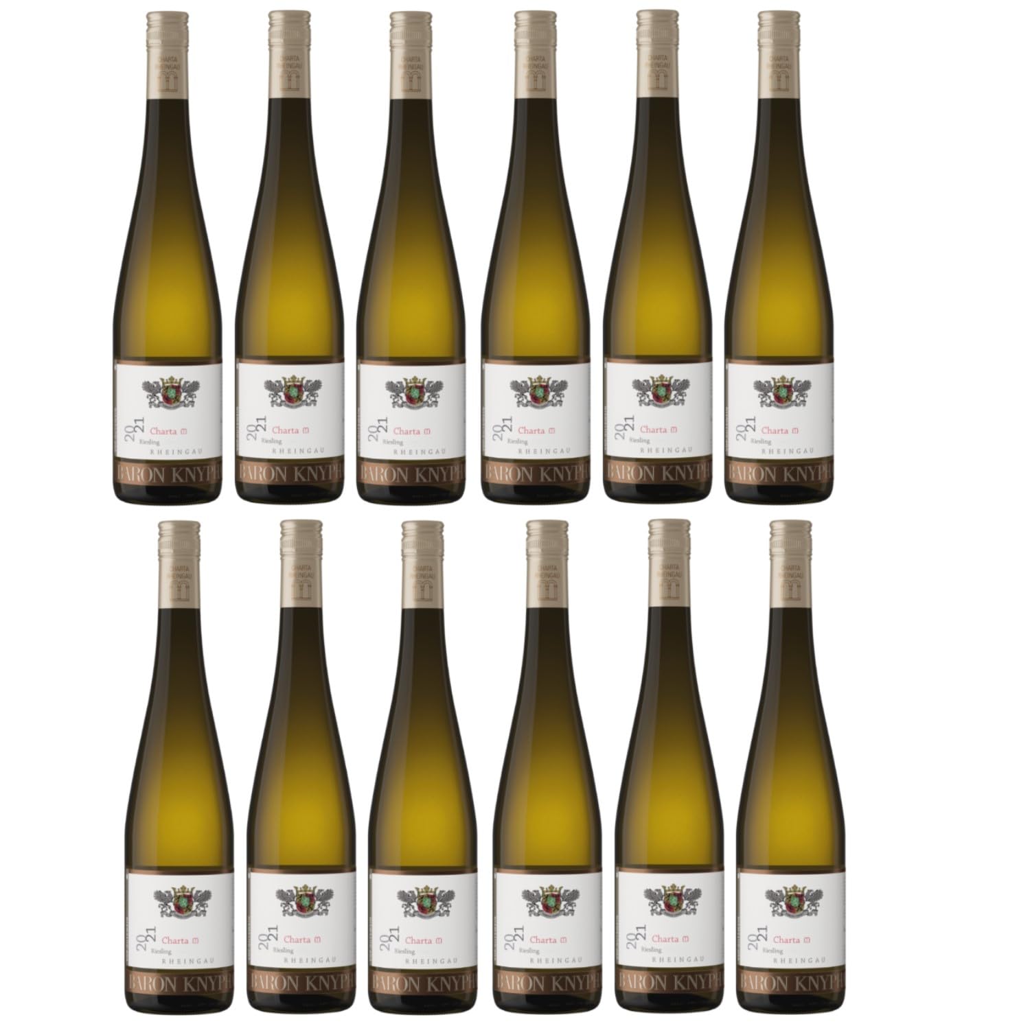 Baron Knyphausen Riesling Charta VDP.GUTSWEIN Weisswein trocken Rheingau Deutschland Inkl. FeinWert E-Book (12 x 0,75l)