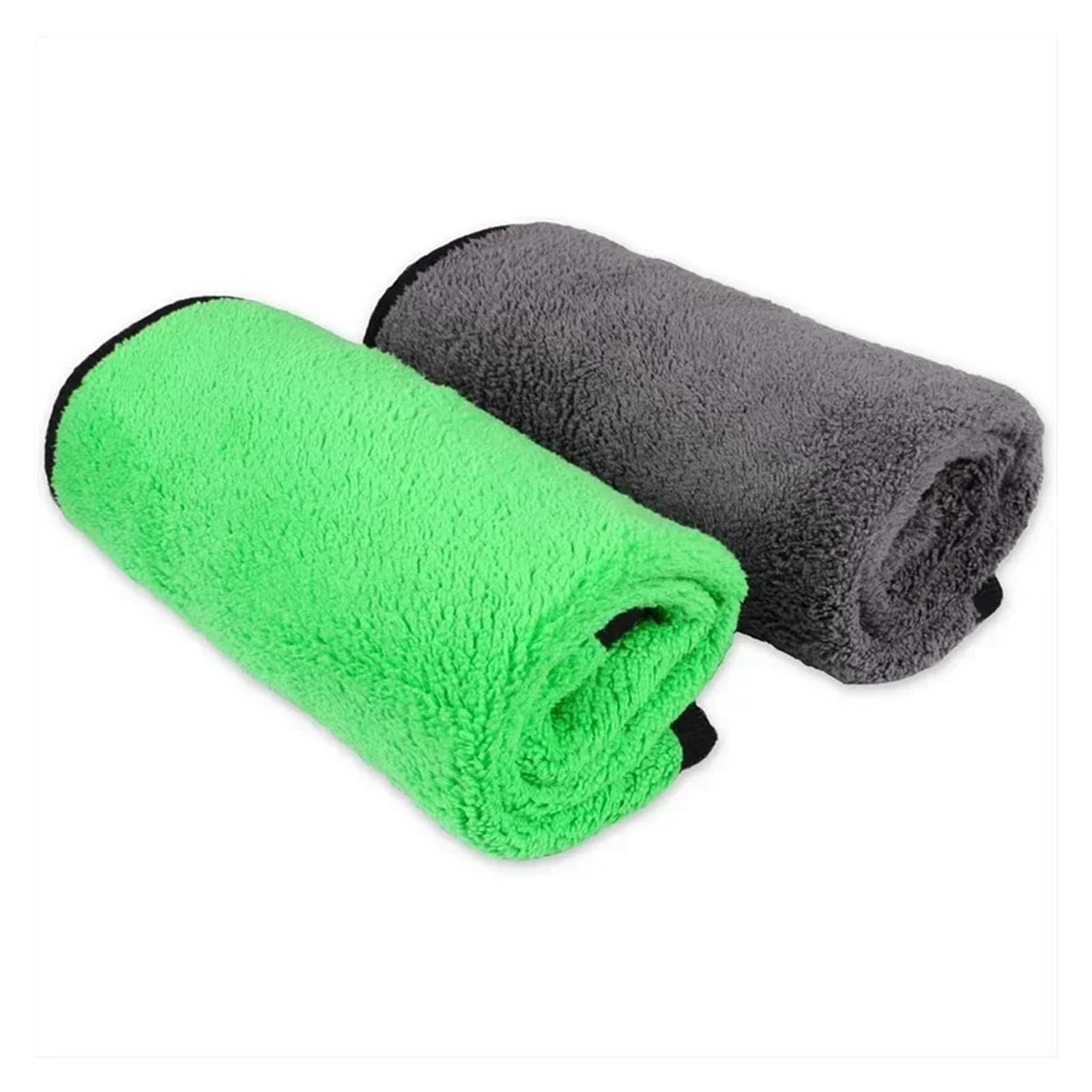 Microfiber Cleaning Towels for Car Detailing and Household Use - Ultra Absorbent and Soft Cleaning Cloths 30c60cm 15pcs — view 6