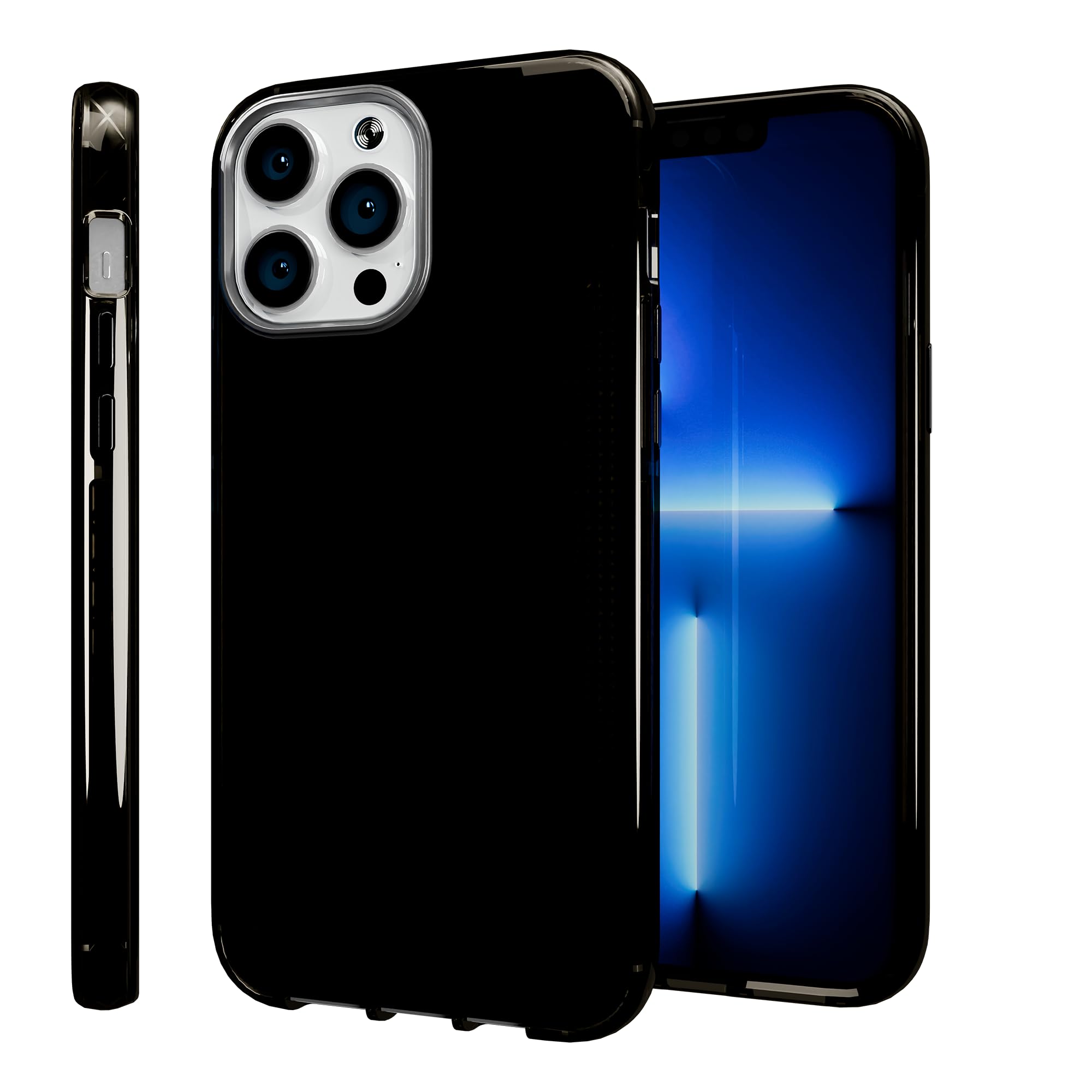 cellhelmet Altitude X Series Black Phone Case for iPhone 12 Pro Max | As Seen on Shark Tank | in Retail Package