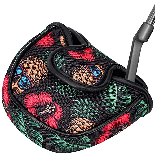 VIXYN Funda para putter de mazo, Cubierta Fresca para putter, Cubierta para Cabeza de putter de mazo, Fundas de Cabeza de putter con Forro Polar, Fundas Protectoras para Palos de Golf a Juego con la