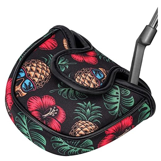 VIXYN Funda para putter de mazo, Cubierta Fresca para putter, Cubierta para Cabeza de putter de mazo, Fundas de Cabeza de putter con Forro Polar, Fundas Protectoras para Palos de Golf a Juego con la