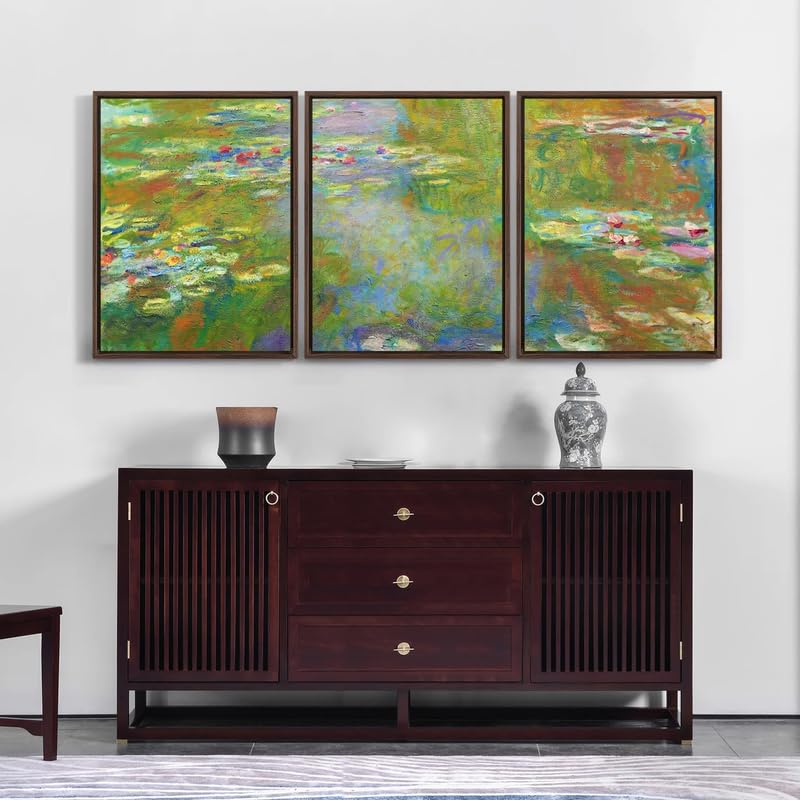 Tableau Monet Green Water Lily pour créer une ambiance zen dans votre bureau