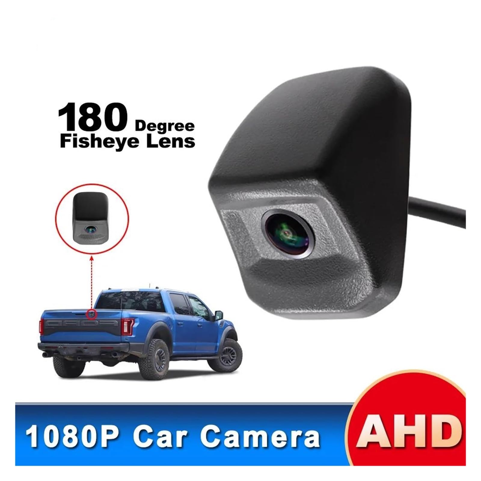 Asistencia al Aparcamiento para Coche 4x4 AHD 1080P Cámara Visión Trasera para Marcha Atrás Kit Estacionamiento Respaldo para Isuzu para D-MAX