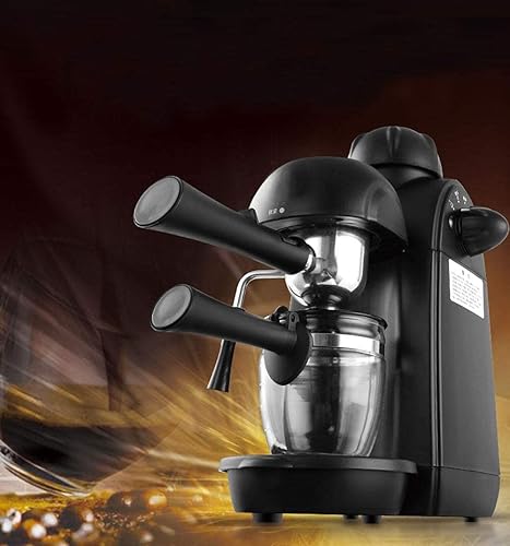 Miniatura 7 de Cafeteras Cafetera, varita para espuma de café con leche y capuchino, vapor y bomba, máquina compacta de café expreso con medición con lata de