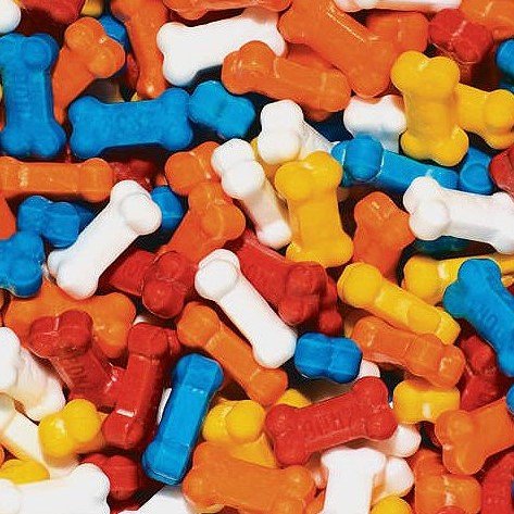 Dubble Bubble Bonz Candy, 1 Pounds Vending Hard Candy Candy Coated.