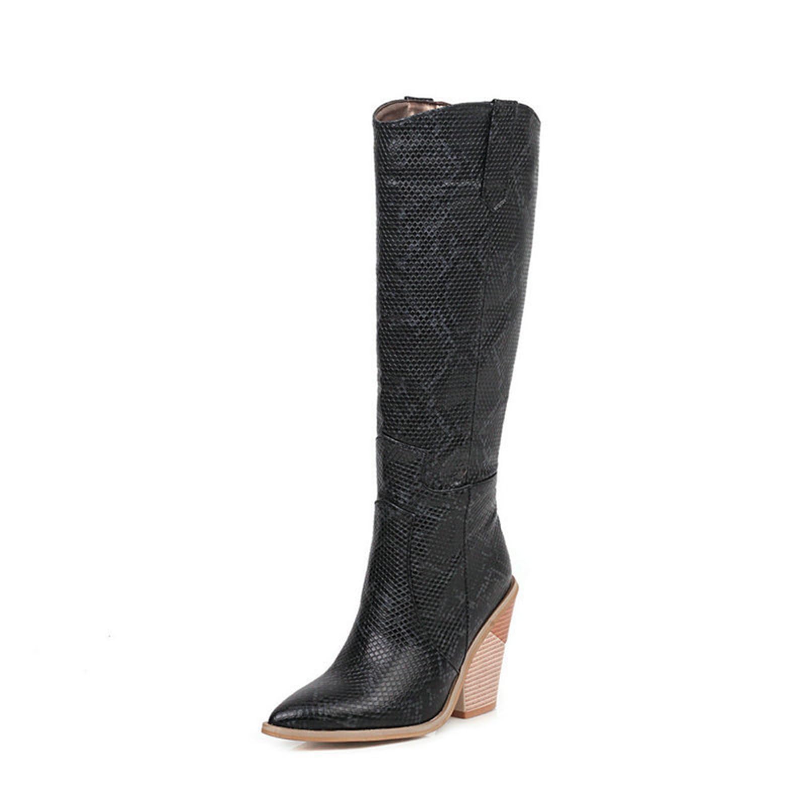 Bottes de mode confortables à bout pointu pour marcher sans douleur - 4