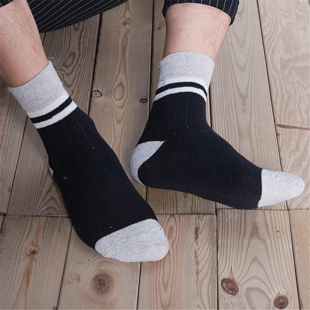 5 Pairs/Lot Wool Socks Men Winter Cashmere Breathable Comfortable Warm Male