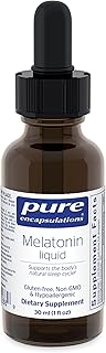 Pure Encapsulations Melatonin Liquid | Hypoallergenic Supplement Supports The Body's Natural Sleep Cycle | 1 fl. oz.