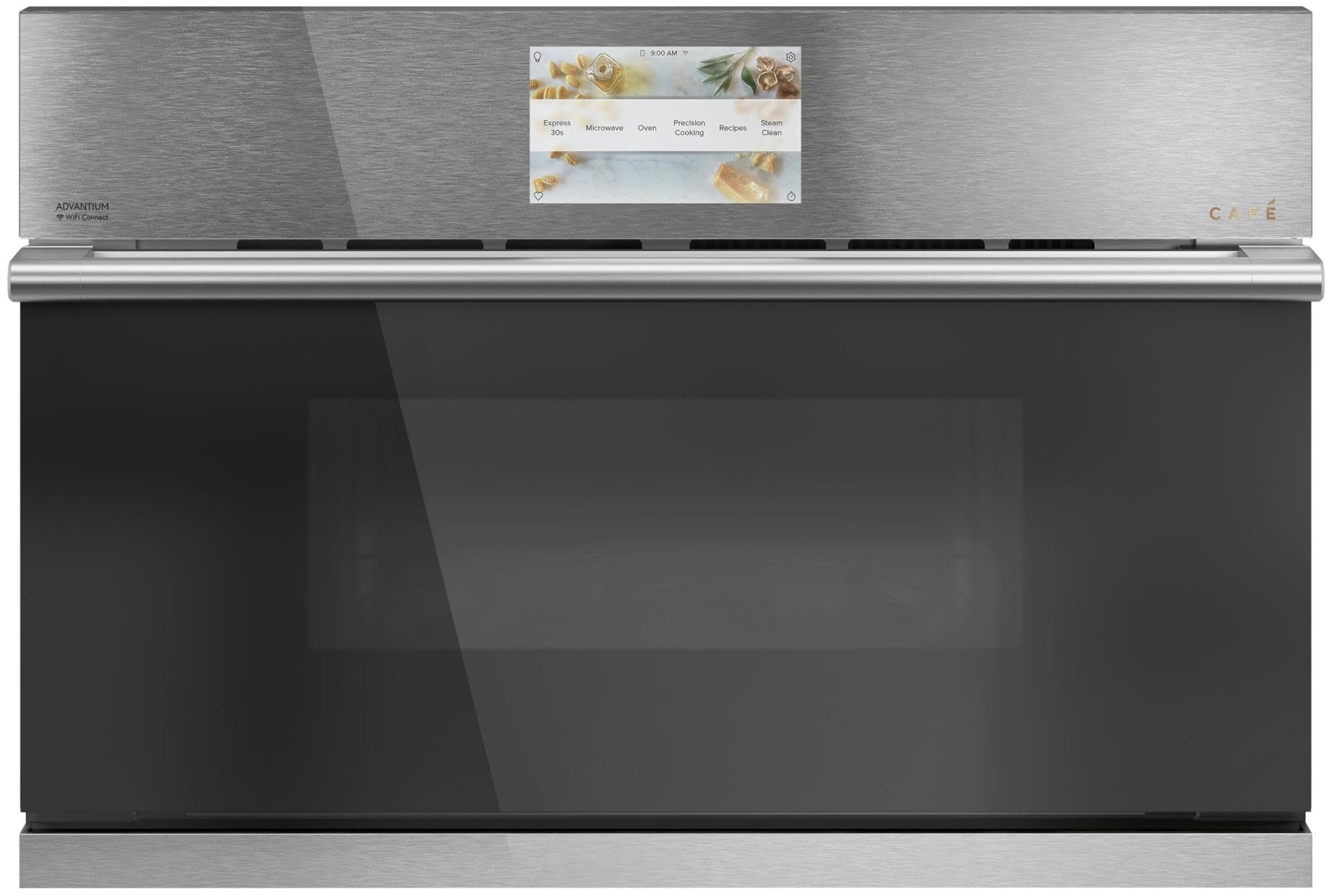 Cafe CSB913M2NS5 30 in 1 7 cu ft Smart Electric Wall Oven and Microwave Combo with 120-Volt Advantium