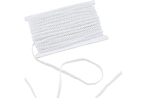 PandaHall White Fabric Trim: A Versatile Embellishment for DIY Projects and More