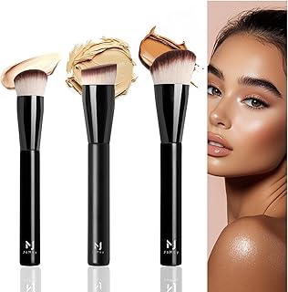 Juego de brochas profesionales para base líqu...