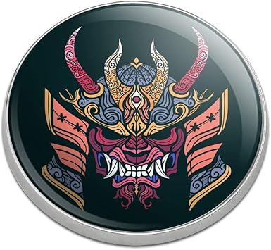 Review GRAPHICS & MORE Samurai Warrior Japanese Demon Oni Mask Golfing Premium Metal Golf Ball Marker