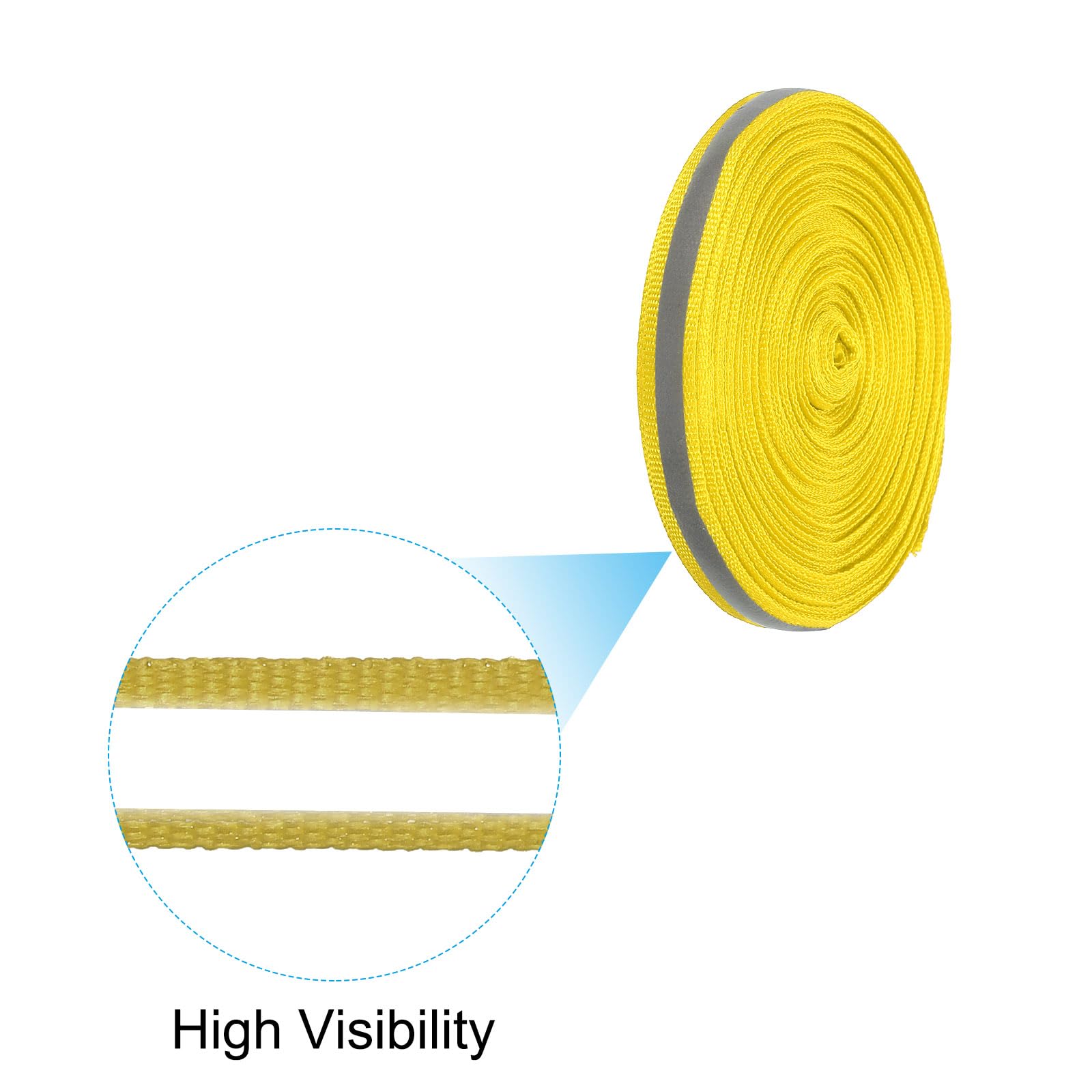 PATIKIL Reflective Sew-On Tape Strip - 2 Inch X 50 Ft, Fluorescent Green, High Visibility Safety Fabric For Clothing & Gear - View #14