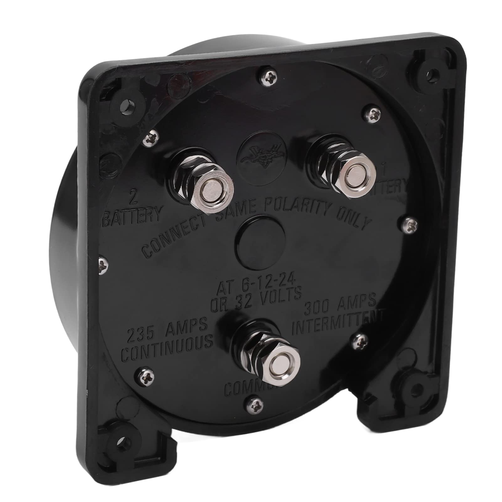Keenso Interruptor Selector de Batería, Interruptor de Batería de Cobre ABS 4 Posiciones 250A DC 6 a 32V Hacer Antes de la Pausa para RV Marine Boat Trailer Yacht Sistemas de Dual