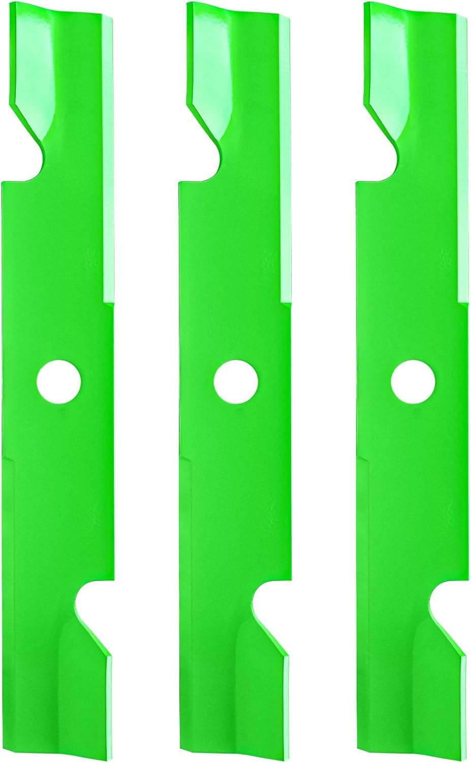 48" Deck High Lift Mower Blades Fit for Exmark Lazer Z CT Turf Tracer Vantage S X Z Radius E Quest Series Lawn Mower Replaces OEM 103-6401 103-6401-S 3 Pack