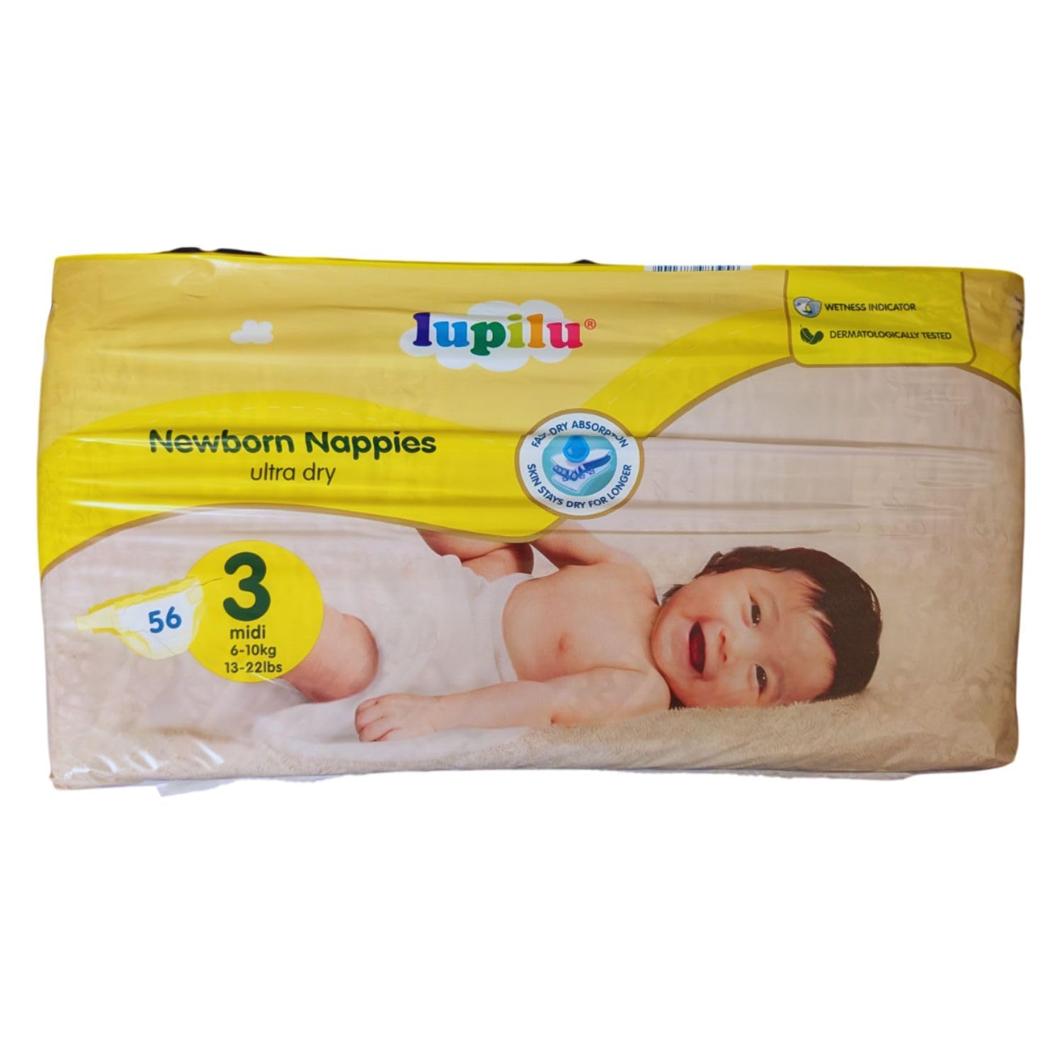 2X Lupilu Nappies Size 3 Midi 56 Pack