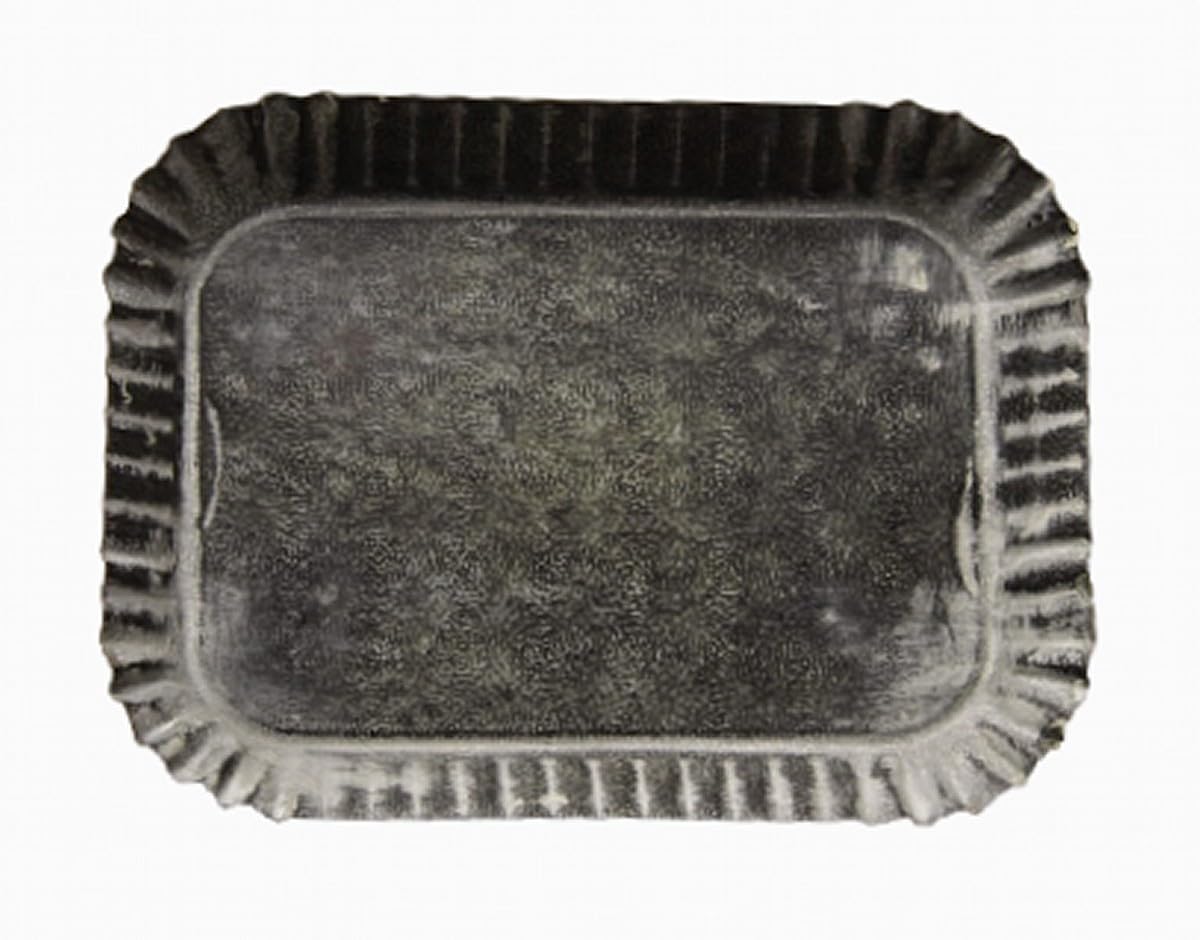 Amazon | ブリキ雑貨 アンティーク調 ブリキ ミニ トレイ | トレイ・盆