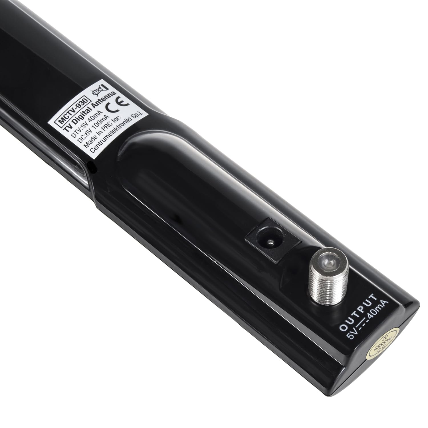 Maclean MCTV-930 Antenne intérieure TV Antenne Radio HDTV DVB-T/T2 H.265 HEVC LTE Amplificateur Dab FM 100dBμV Digital Terrestre