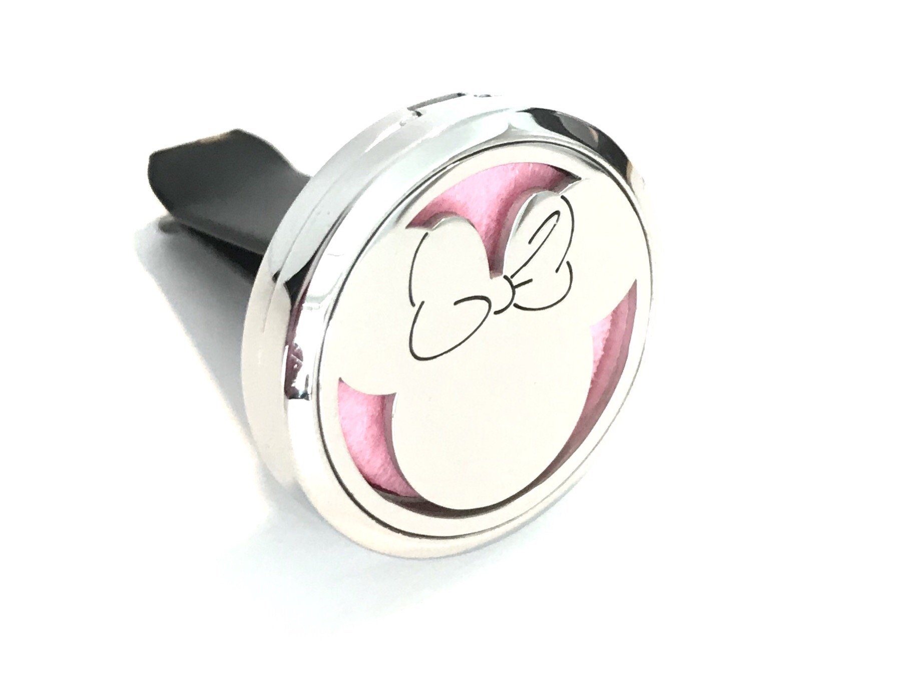 FIKA Minnie Mouse Auto-Lufterfrischer mit Clip, Medaillon, Aromatherapie, ätherische Öle, ideal für Reise-Pads enthalten (Minnie)