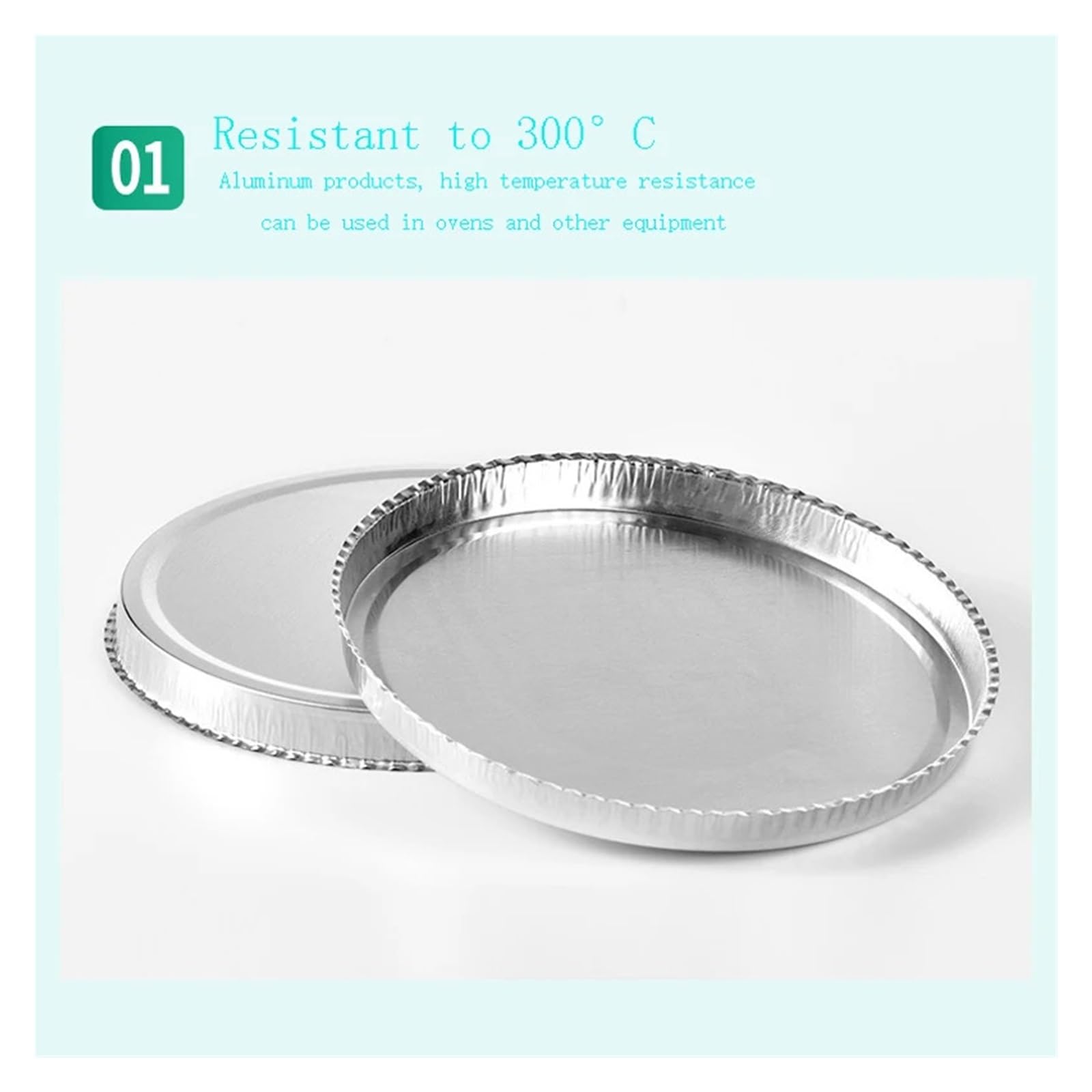 Bandeja de pesaje de aluminio desechable 90mm 50 piezas para analizador de humedad laboratorio