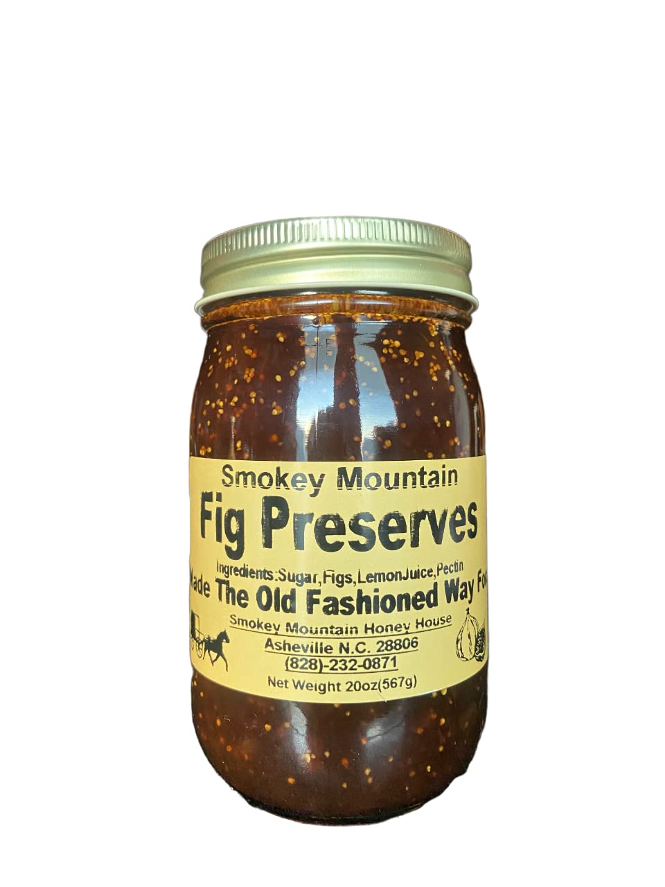 Smokey Mountain Honey House Fig Preserves Gourmet Fruit