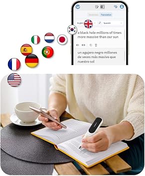 PenPower WorldPenScan Wi-Fi | OCR Pen Scanner | Reader Mode | Read Text for Loss | Windows, Mac, Chromebook, iOS, Android