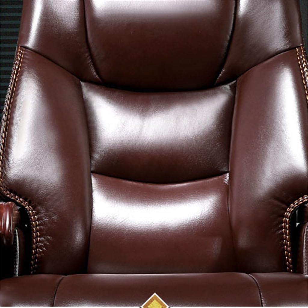 Boss ChairBusiness Presidents Office ChairMassage ChairSolid Wood Reclining Computer Chair for Home Use