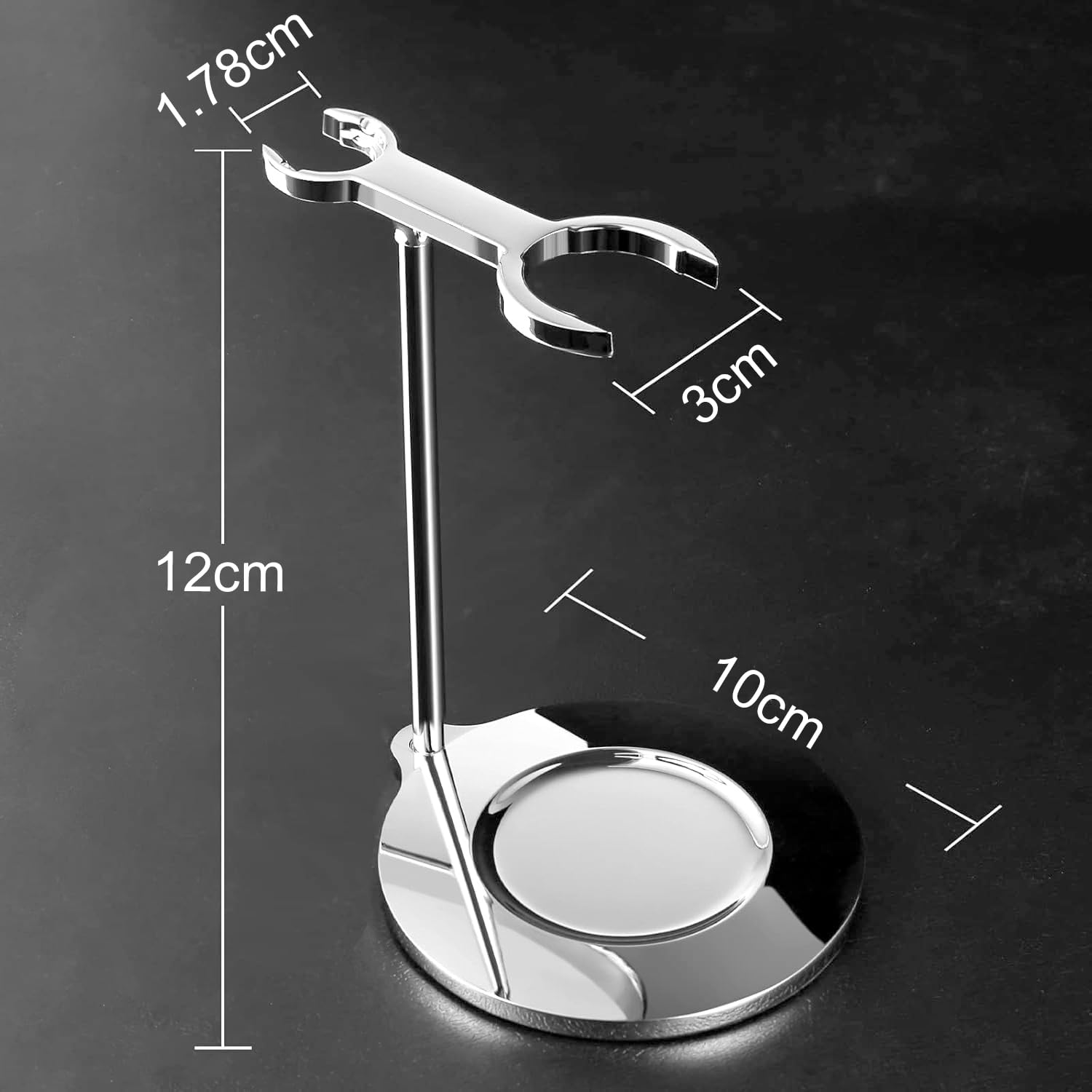 GRUTTI Kit Afeitado 2en1 Premium: Tazón Doble Pared Acero Inox con Retención de Calor y Soporte Ahorrador - Regalo para el Día del Padre