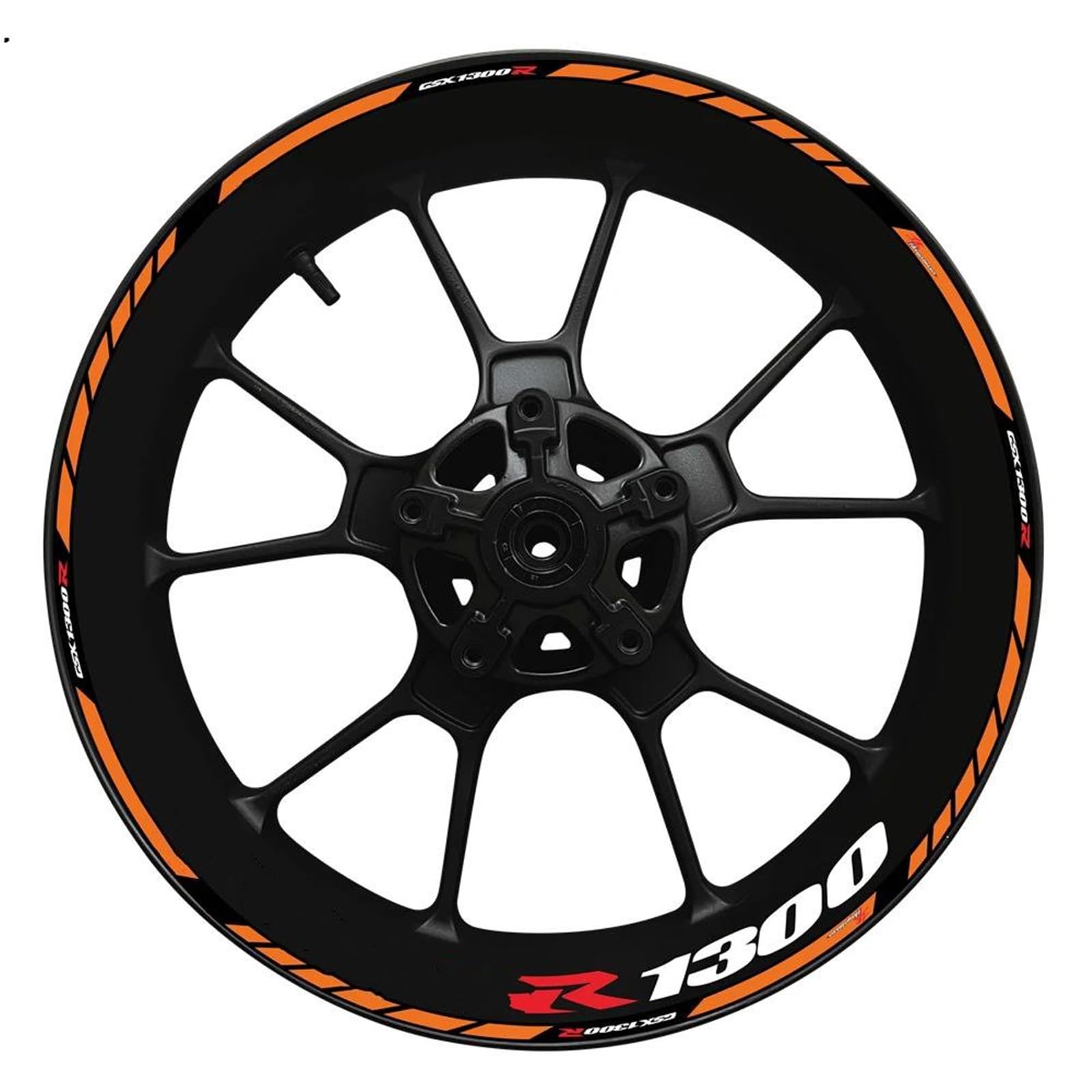 for Suzuki for Gsx-r1300 for Hayabusa for GsxR1300 Motorcycles Wheel Hub Rim Thick Edge Stickers(Style 7)