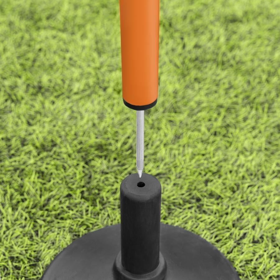 FORZA Teleskop-Slalomstangen | Verstellbare 8er-Pack Trainingsstangen für Sportübungen und Beweglichkeit