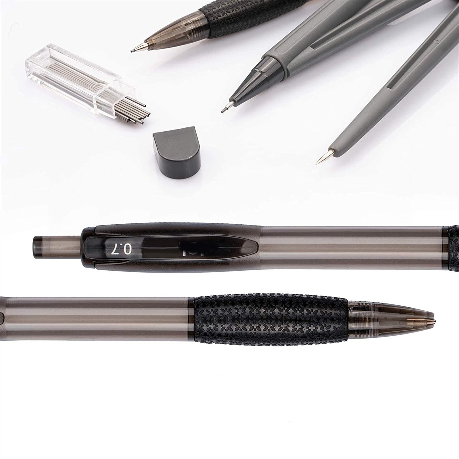 Set di compassi per Geometria Matematica, 8 Kit di Forniture per Studenti, cancelleria, Scatola portaoggetti, Compasso per Disegno Tecnico, goniometro, Righello, Set di compassi