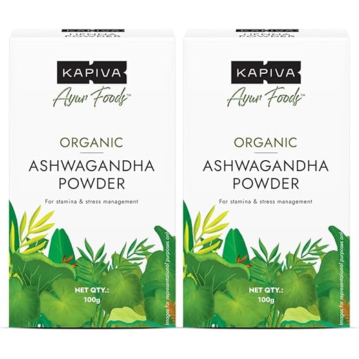 Kapiva Ashwagandha Powder 100g - Stress Stamina