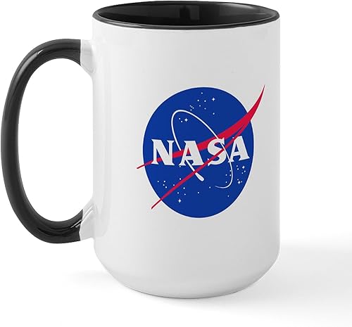 CafePress NASA - Taza grande de cerámica para café, 15 oz (15.0 fl oz)