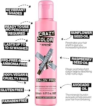 Amazon.com : Crazy Color Crazy Color Salon Pro Semi Permanent Hair