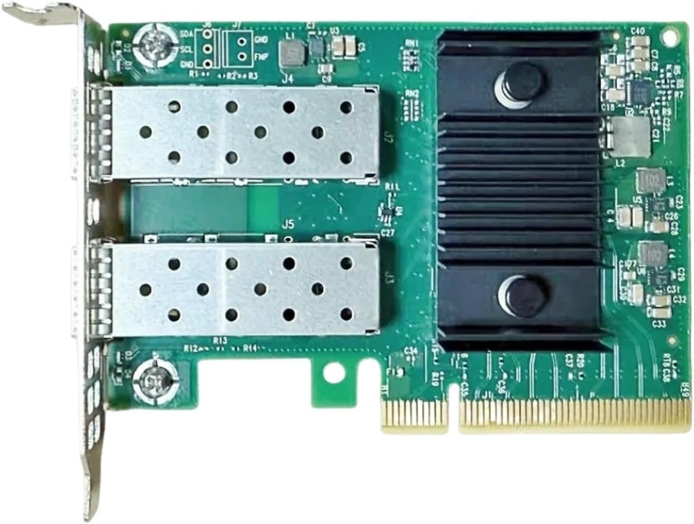Ethernet Network Card, Mcx631102As-Adat Connectx-6Lx Adapter Server, 25Gbps Dual Port Sfp28, Pcie 4.0X8, 25Gbe(Short Bracket)