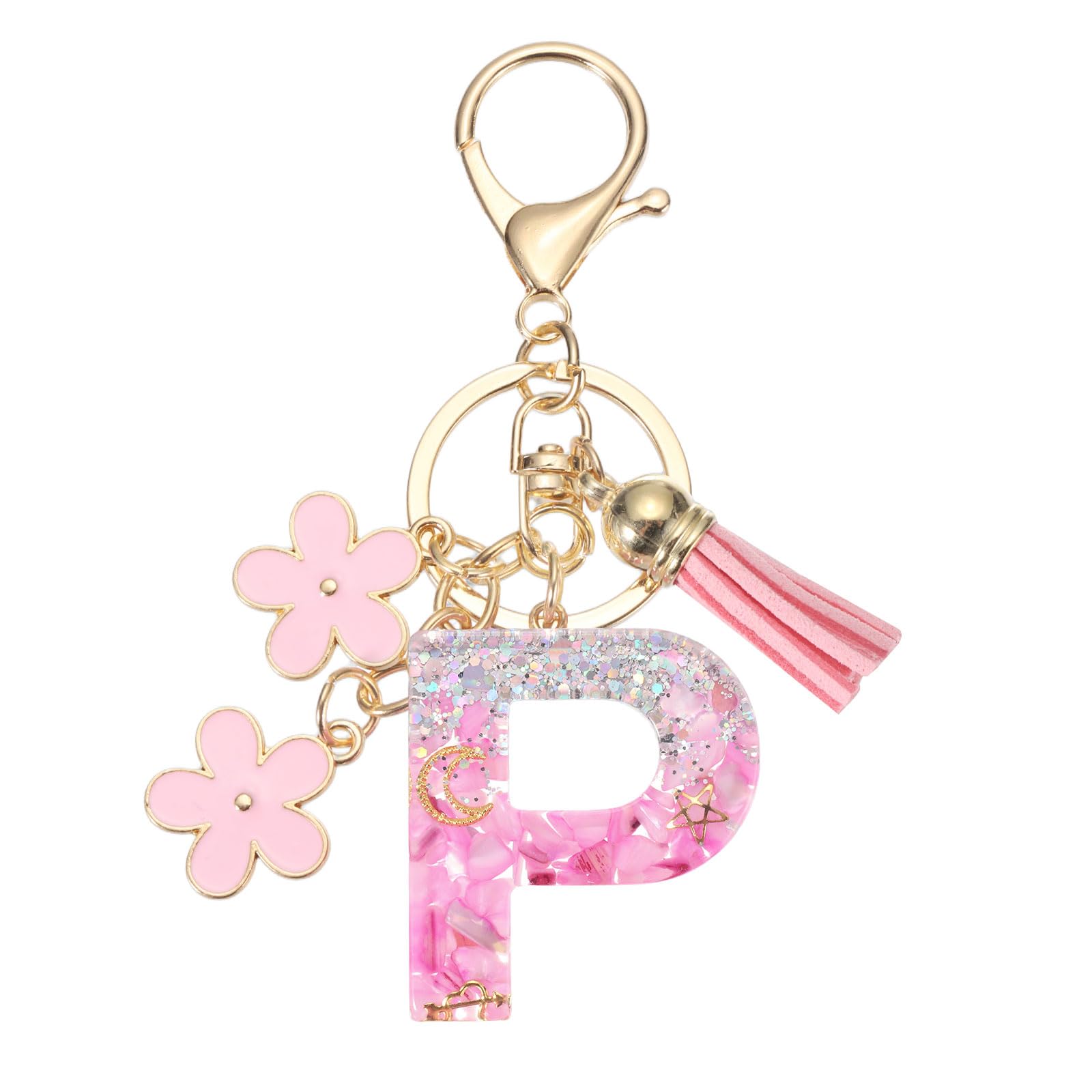Amazon.com: PATIKIL Alphabet Initial Letter Keychain, Resin Cute